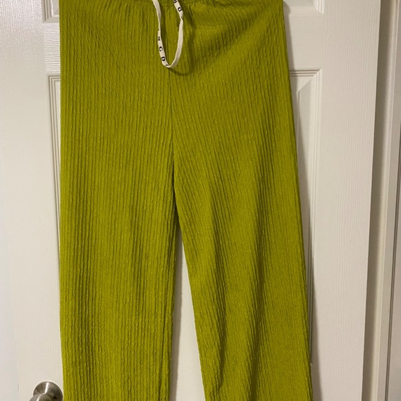 Lite Green Color pants for women on tops - Picture 3 of 3